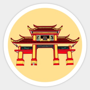 Eng An Kiong Oriental Temple Sticker